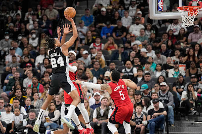 Devin Vassell San Antonio Spurs Fred VanVleet Houston Rockets